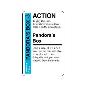 Fluxx: Pandora's Box Promo Card