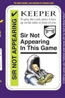 Monty Python Fluxx: Sir Not-Appearing Promo Card