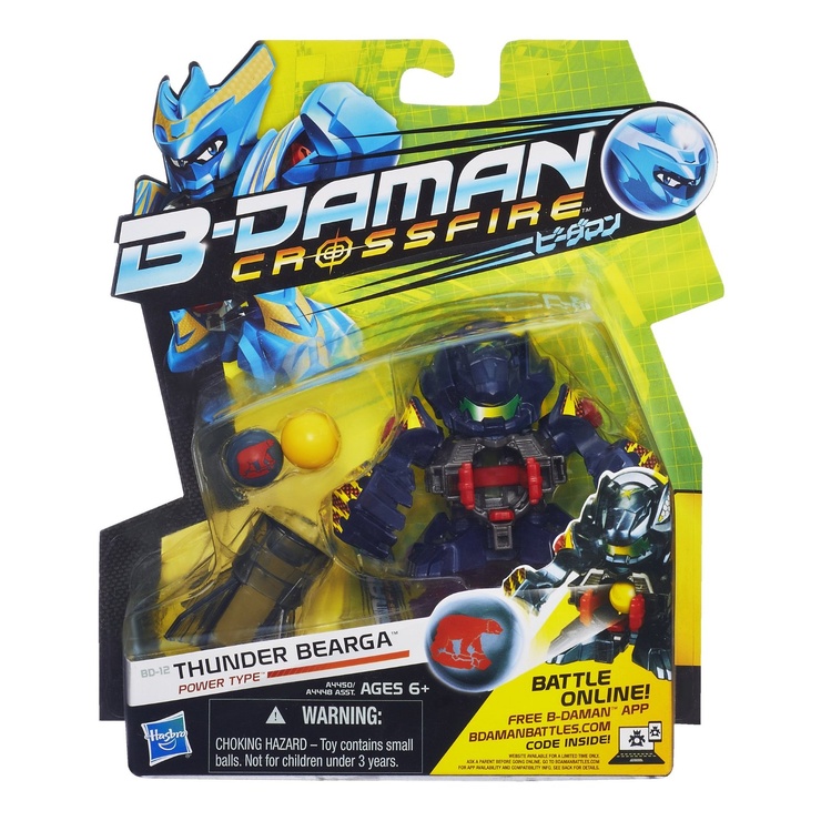 B-Daman Crossfire Thunder Bearga Figure (BD-12)