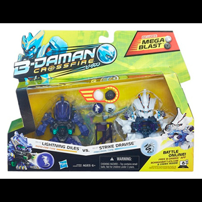 B-Daman Crossfire Lightning Diles vs. Strike Dravise 2-Pack (BD-47 & BD-07)