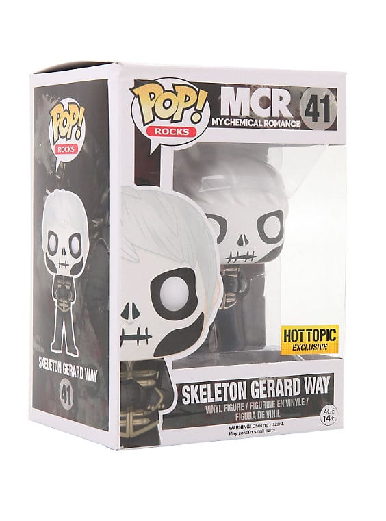 My Chemical Romance Pop! Vinyl: Skeleton Gerard Way Hot Topic Exclusive