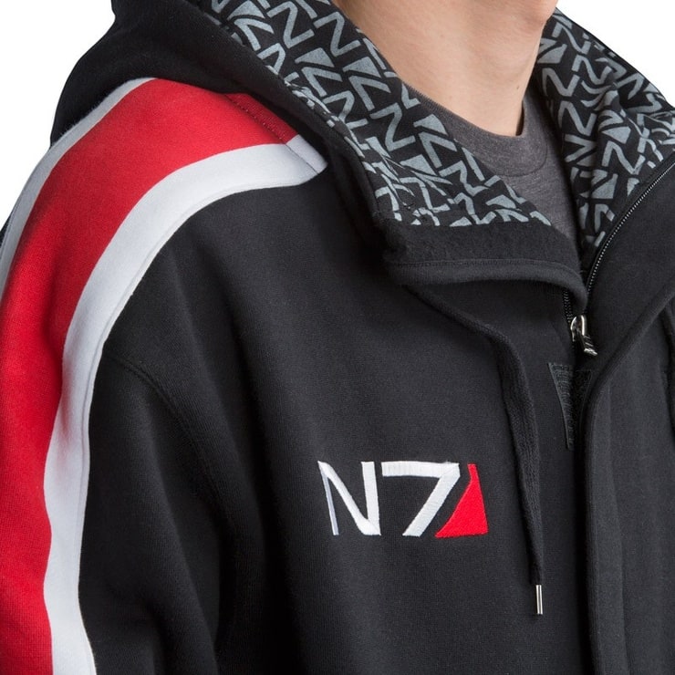 N7 Elite Armor Stripe Hoodie (Mass Effect)