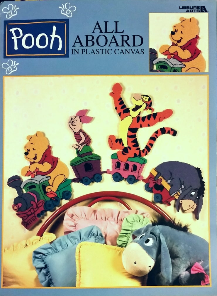 Pooh All Aboard in Plastic Canvas