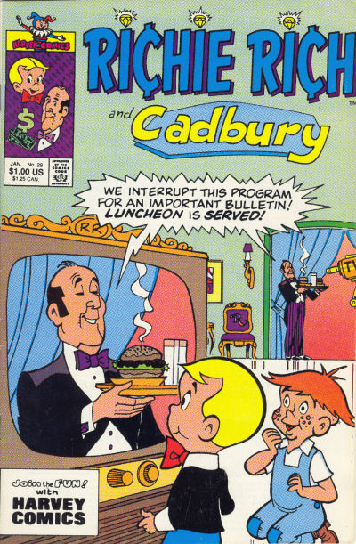 Richie Rich and Cadbury Richie Rich and Cadbury