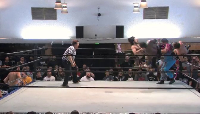 Trevor Lee, Cedric Alexander, & Johnny Gargano vs. Kevin Steen & The Young Bucks (Sold Our Soul For Rock'n'Roll)