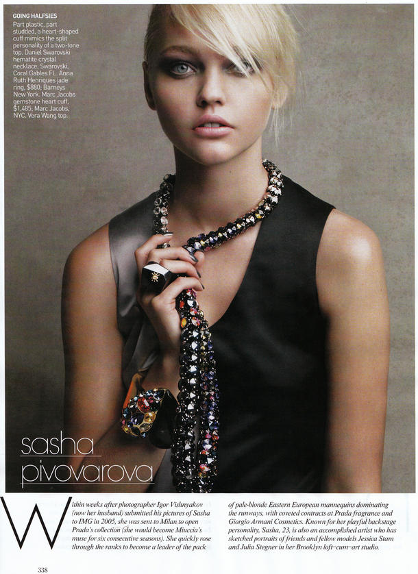 Sasha Pivovarova Sasha Pivovarova