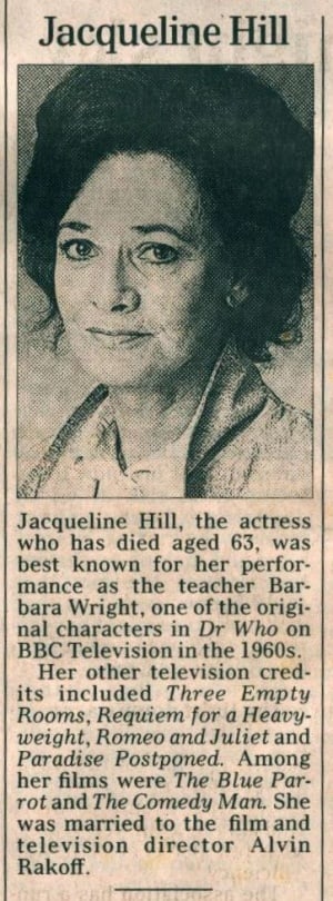 Jacqueline Hill