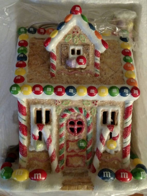 M&M's Gingerbread House