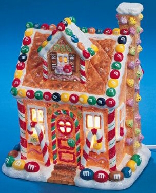 M&M's Gingerbread House