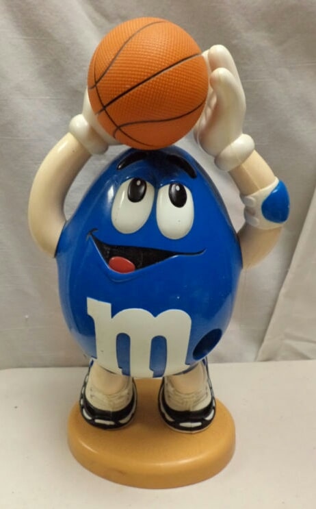 M&M's Basketball Player Candy Dispenser (Blue)