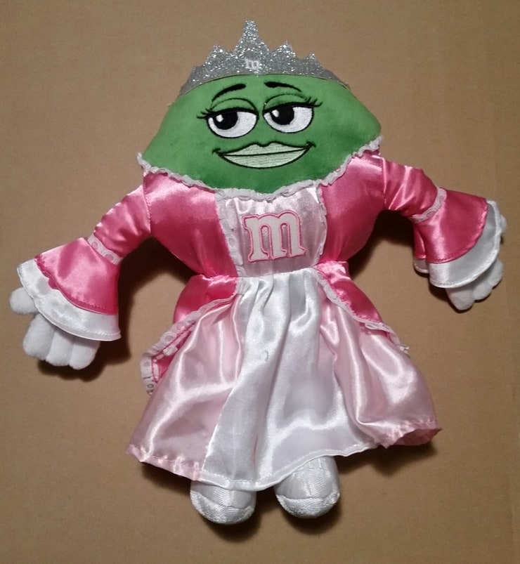 M&M's Plush Princess In Pink (Green)