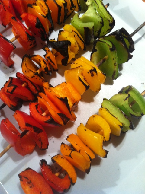 Grilled Bell Peppers